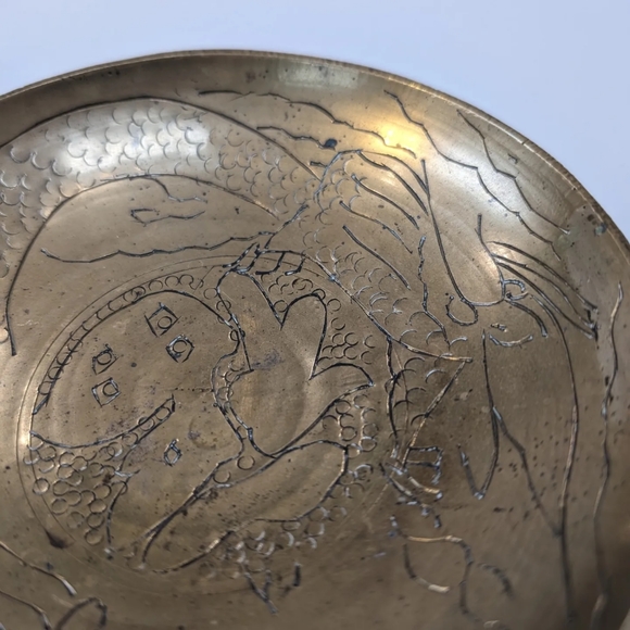 Brass trinket dish - Picture 2 of 5